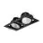 Philips Led-Spot Greenspace Accent Gridlight Aluminium Schwarz 46W 2700lm 36D - 930  | 154mm - IP20 - Höchste Farbwiedergabe - Dali Dimmbar
