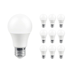 Mehrfachpackung 10x LED E27 Birne Matt 4.9W 480lm - 827 | Ersatz für 40W