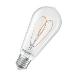 Osram Vintage 1906 LED E27 Edison Filament Claire 7.2W 806lm - 927  | Meilleur Rendu De Couleur - Dimmable - Remplacement 60W