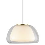 Nordlux Jelly Suspension Luminaire Verre Transparent | Convient pour 1x E27