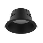 Spot Encastrable LED Profond Encastré Noir 15W 1500lm 80D - 827-830-840 CCT | 176mm - Diamètre 150mm