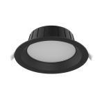 Spot Encastrable LED Moyen Encastré Noir 21W 2400lm - 827-840 CCT | 226mm - Diamètre 200mm