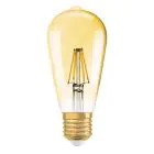 Osram Vintage 1906 LED E27 Edison Filament Dorée 7W 725lm - 825  | Dimmable - Remplacement 60W