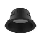 Spot Encastrable LED Profond Encastré Noir 21W 2400lm 100D - 827-830-840 CCT | 226mm - Diamètre 200mm