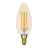 LED E14 Bougie Filament Ambre 4.1W 350lm - 822 | Dimmable - Remplacement 40W